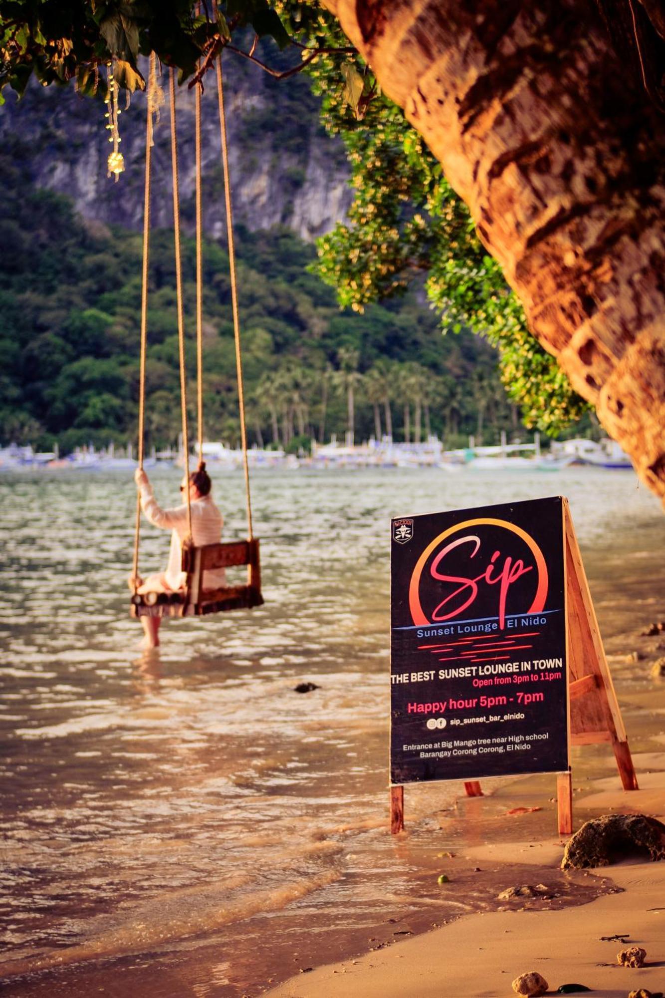 Sip Sunset Hostel And Lounge El Nido Exterior photo